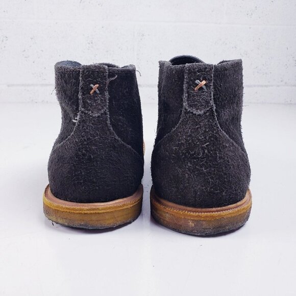 Frank Wright Men's Size 8 BAXTER Black Suede Leather Lace Up Chukka Ankle Boot - Picture 5 of 10